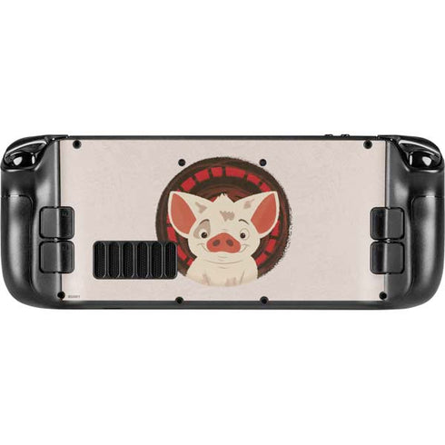 Disney Moana Pua Close Up Steam Deck Handheld Gaming Computer Skin